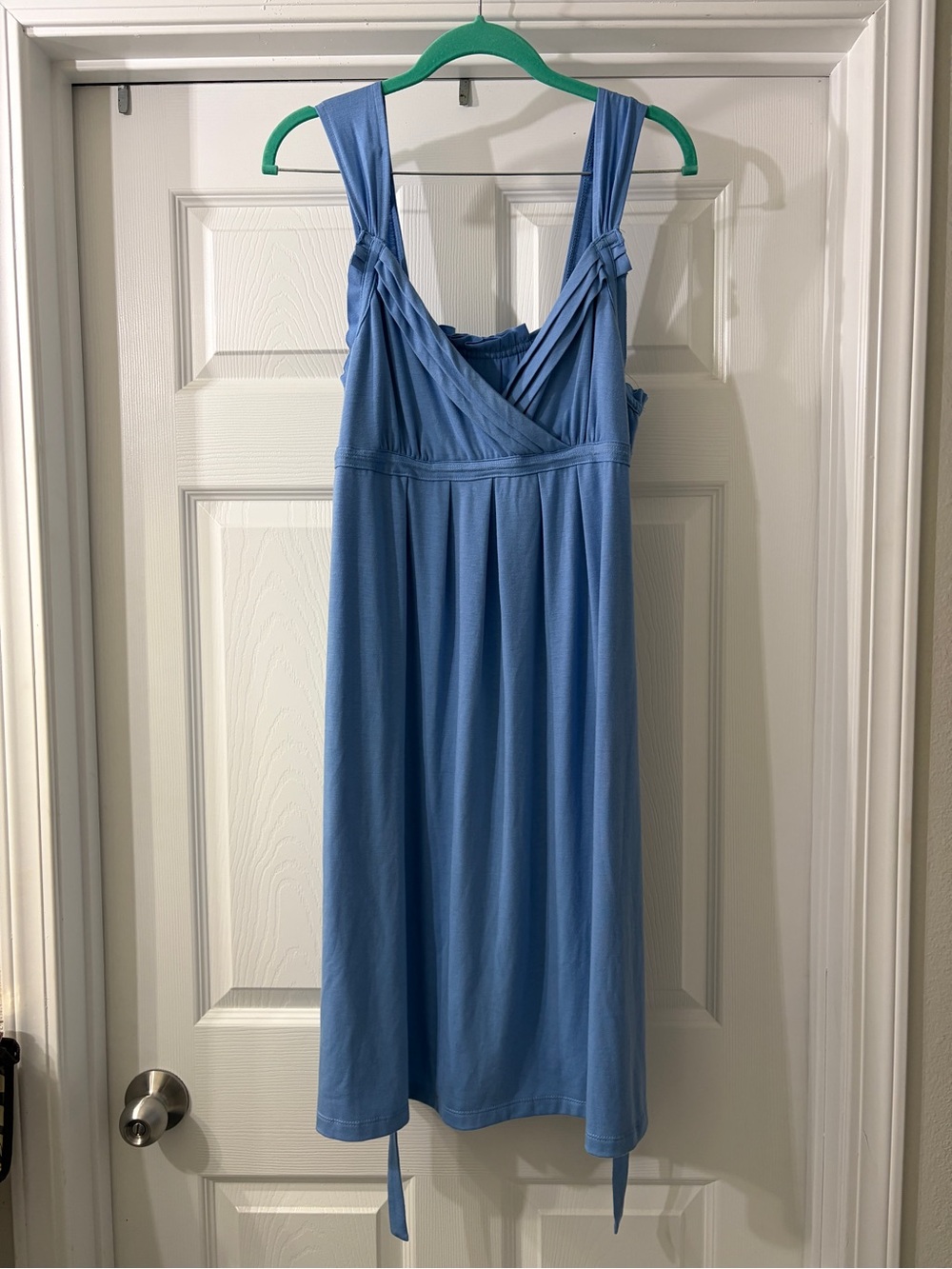 Faded Glory Light Blue Stretch Sun Dress